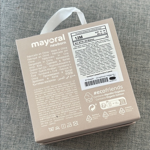 Mayoral Newborn White Lace socks and headband in Gift Box - Picture 2 of 3